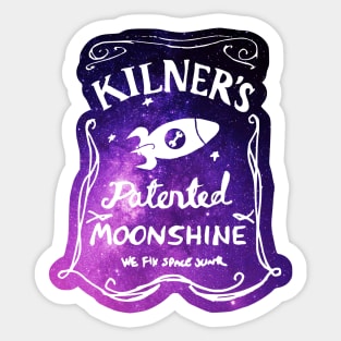 Kilner's Patented Moonshine label (stars) Sticker